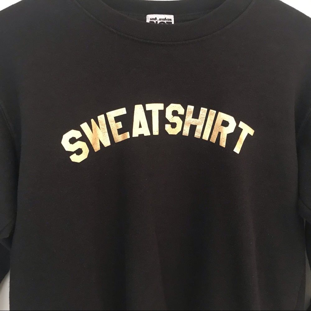 Sub-Urban Riot Metallic Graphic Sweatshirt - Picture 4 of 7